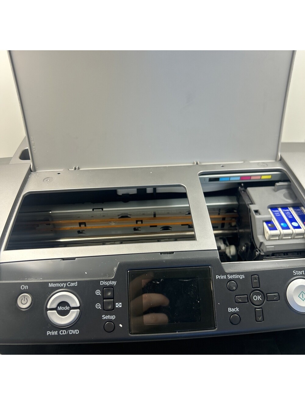 Epson Stylus Photo R340 Ink Jet Printer Model B361A With Power Cable - Picture 4 of 6